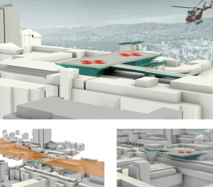 Neubau Helikopterlandeplatz, Universitätsspital Zürich