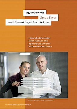 Interview mit Serge Fayet von Hemmi Fayet Architekten, S. 56 f