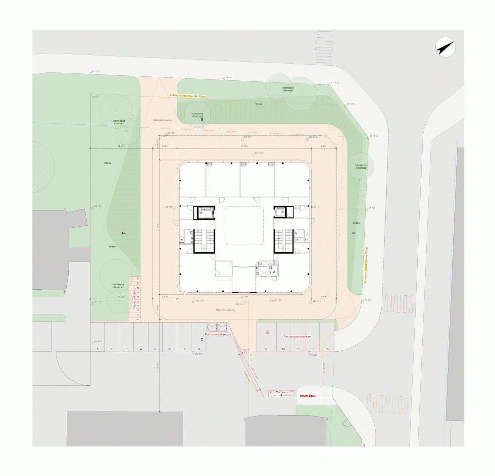 RUAG, Neubau Bürohaus, Zürich-Seebach