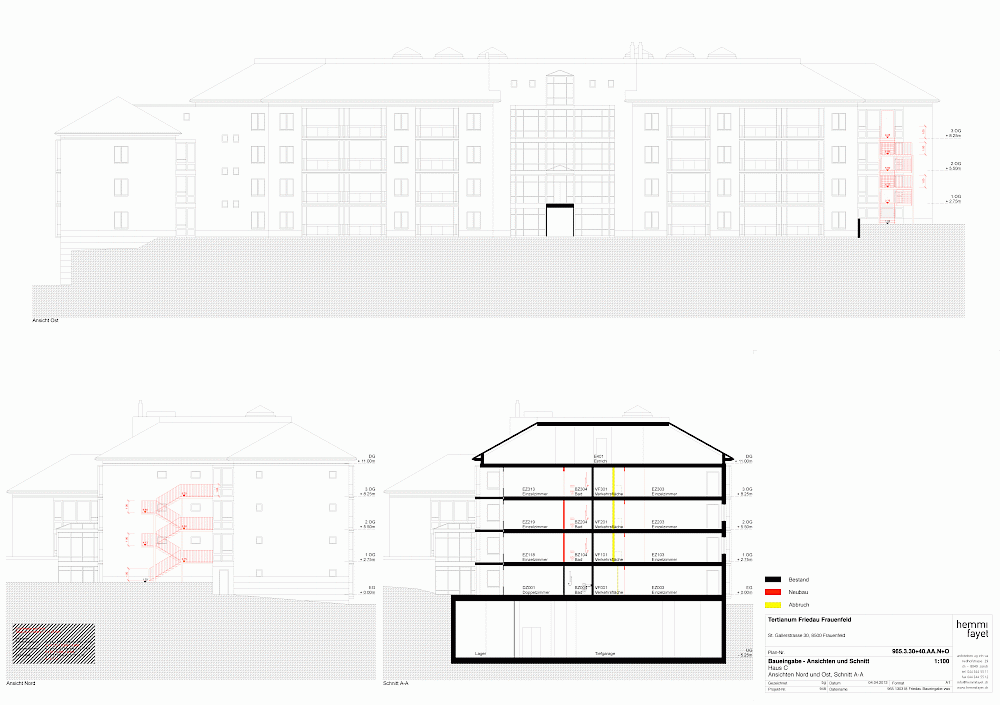 Tertianum Friedau, Frauenfeld, Umbau und Sanierung Pflegezimmer