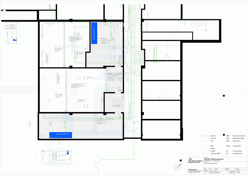USZ, Ersatz von 2 MR-Geräten