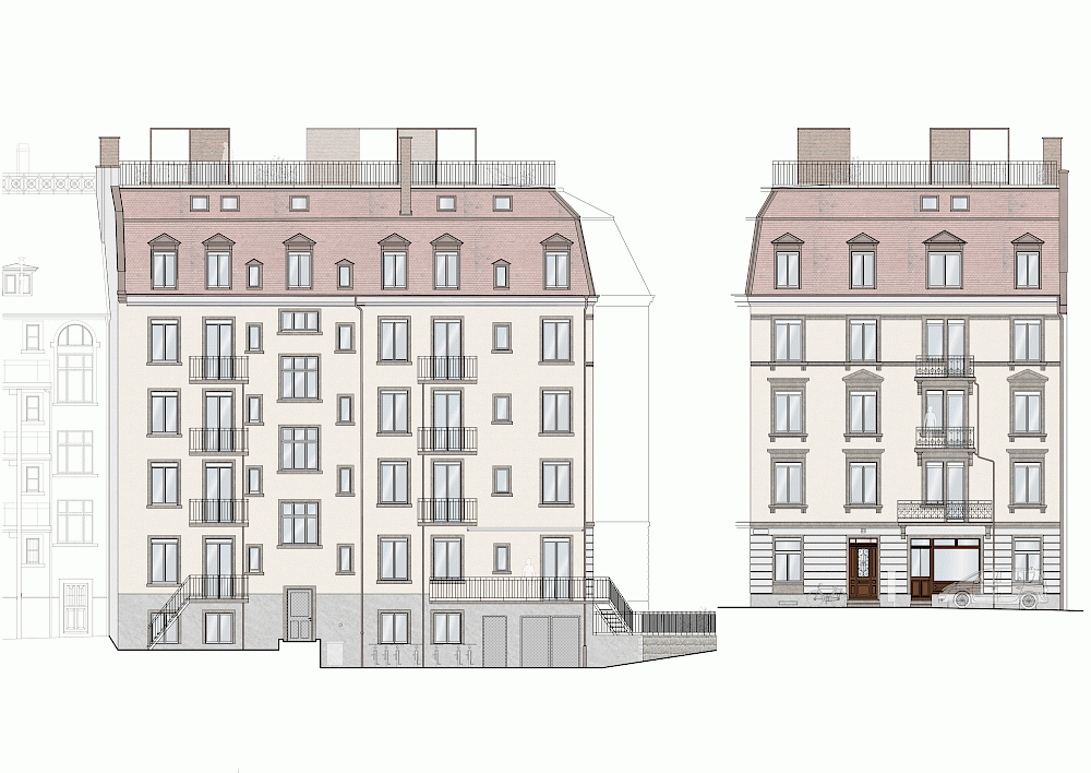 Umbau Wohn- und Geschäftshaus, Zürich
