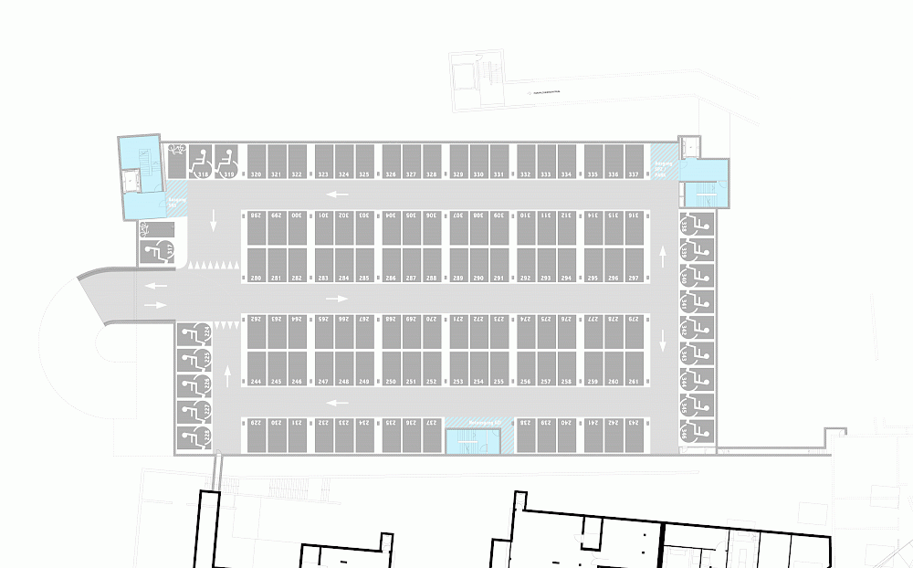 Neubau Tiefgarage, Schweizer Paraplegiker-Zentrum, Nottwil