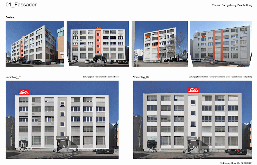 Brush-Up Bürogebäude, Glattbrugg