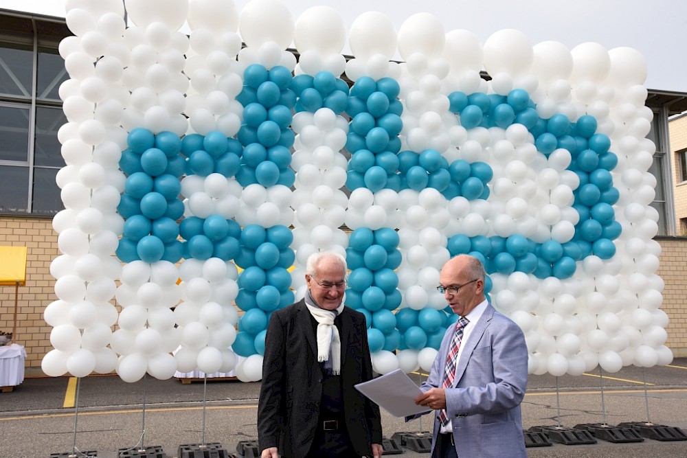 Guido A. Zäch, Gründer SPZ und Dr. med. Hans Peter Gmünder