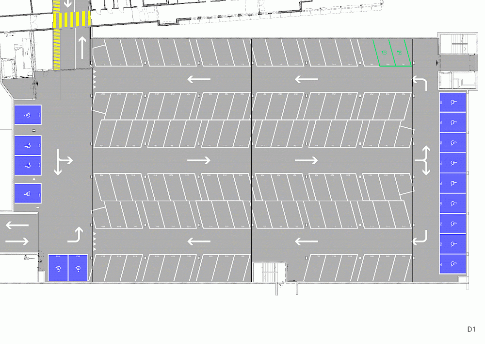 Schweizer Paraplegiker-Zentrum, Nottwil, Neubau Tiefgarage D
