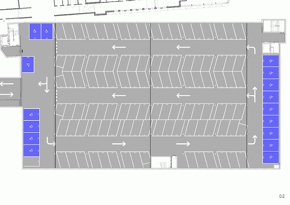 Schweizer Paraplegiker-Zentrum, Nottwil, Neubau Tiefgarage D