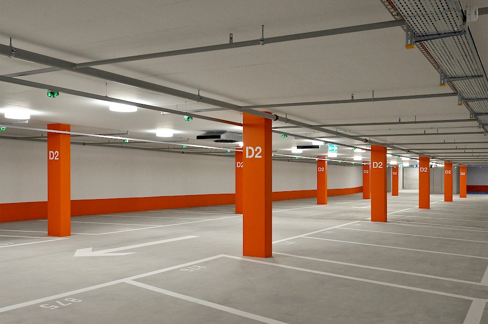 Schweizer Paraplegiker-Zentrum, Nottwil, Neubau Tiefgarage D