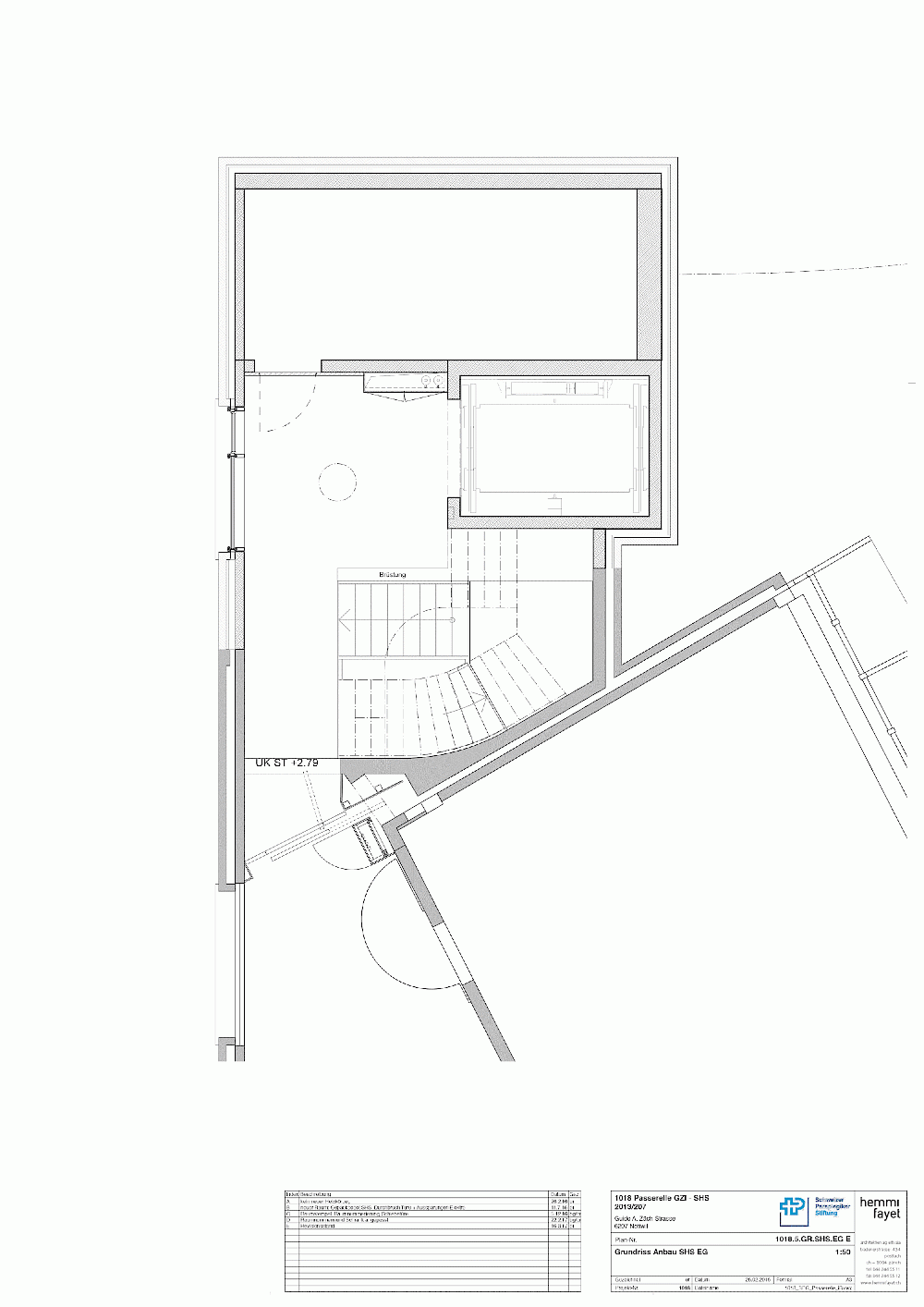 Schweizer Paraplegiker-Zentrum, Nottwil, Neubau Verbindung SHS-GZI