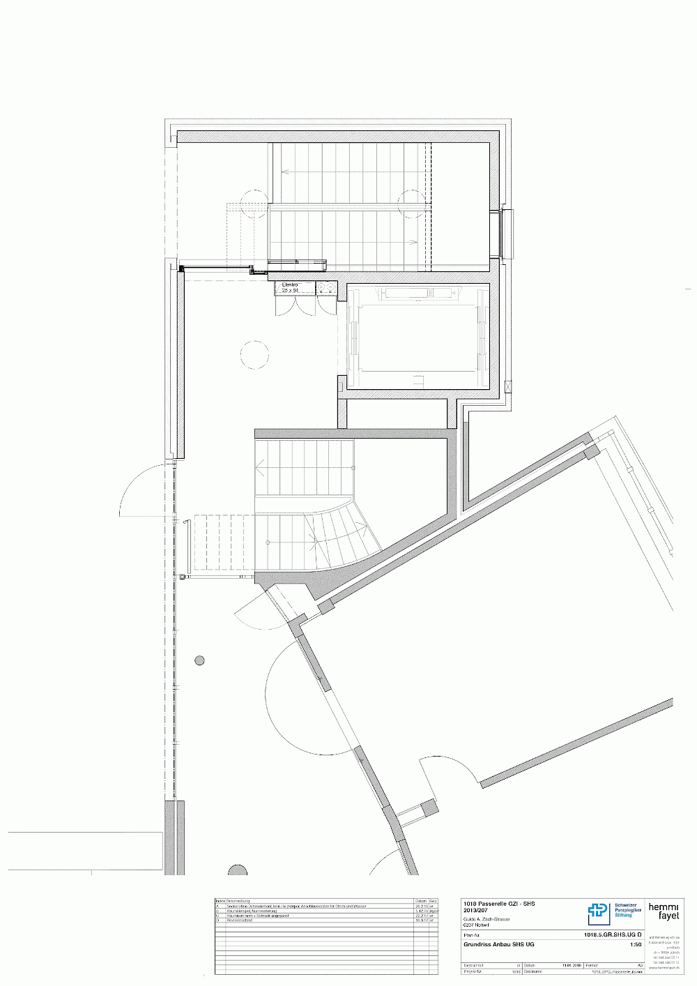 Schweizer Paraplegiker-Zentrum, Nottwil, Neubau Verbindung SHS-GZI