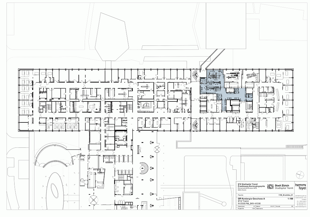 Erweiterung Kardangiographie, Stadtspital Triemli Zürich