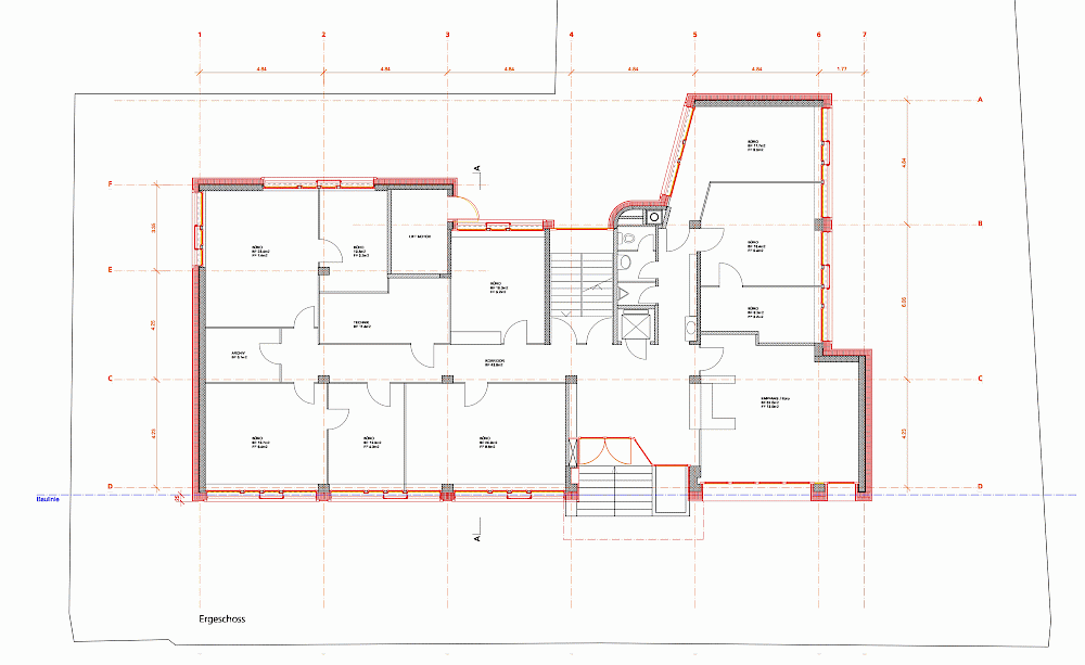 Fassadensanierung Bürogebäude, Zürich