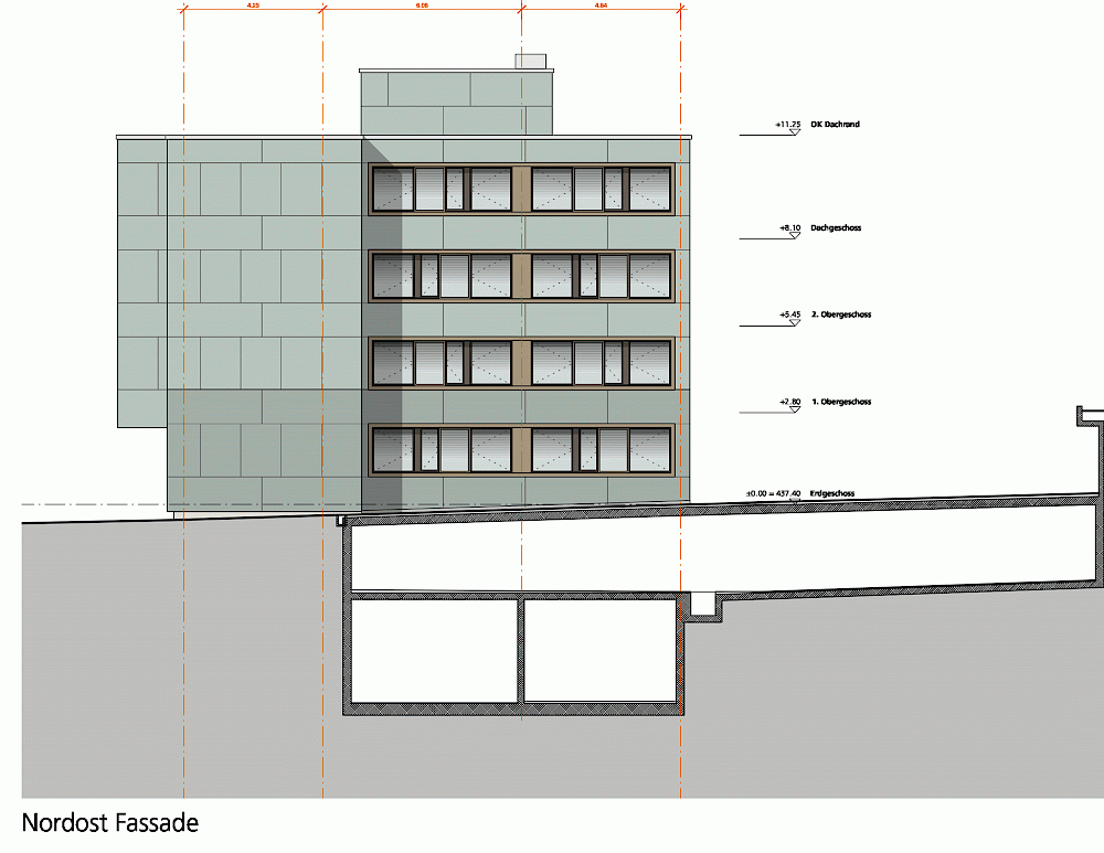 Fassadensanierung Bürogebäude, Zürich