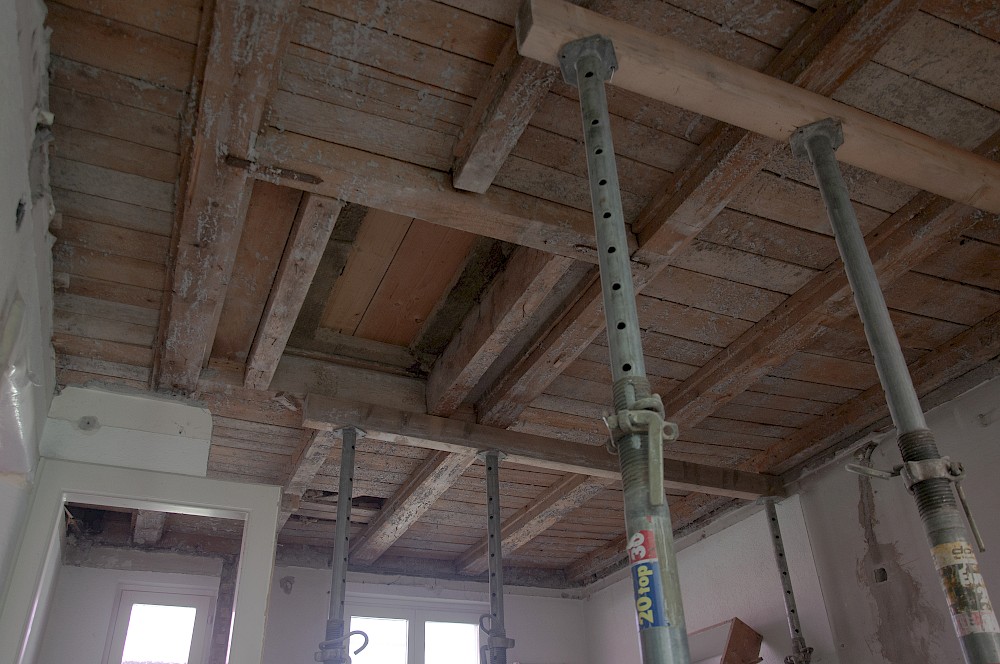 Start Umbau Geranienstrasse