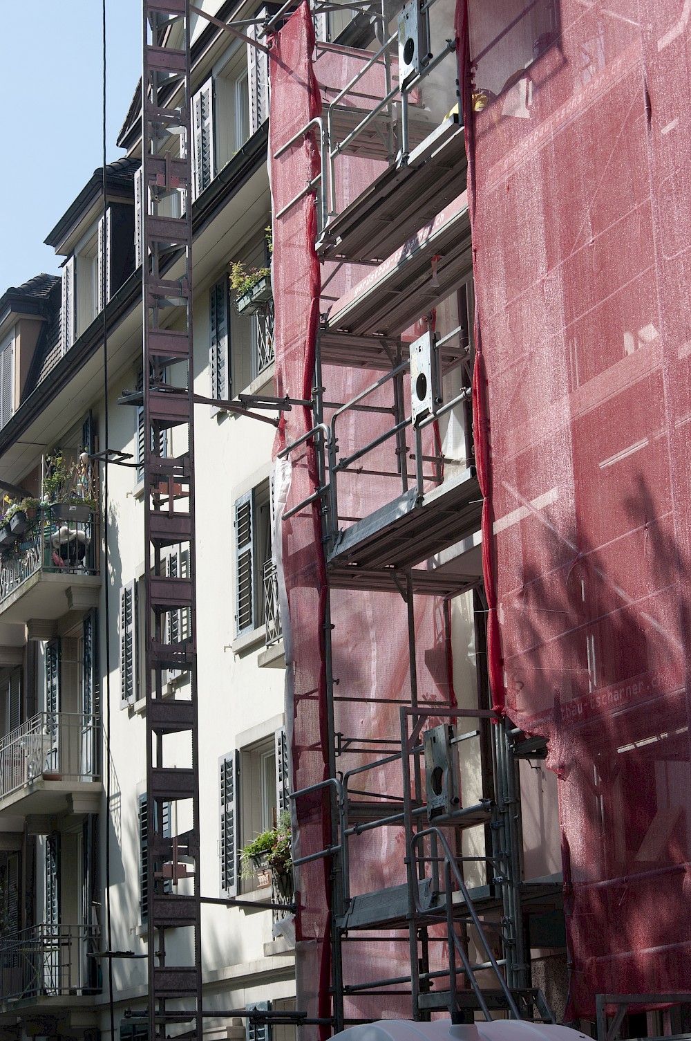 Start Umbau Geranienstrasse