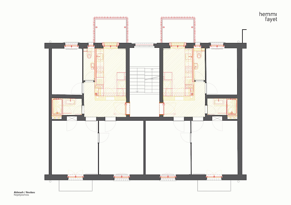 Start Umbau Geranienstrasse