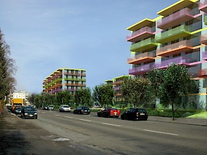 Wettbewerb, Ersatzneubau Wohnsiedlung