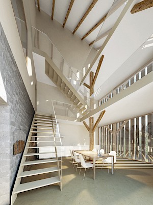 Wettbewerb, Umbau und Neubau Wohnhaus