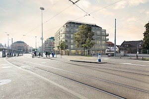 Wettbewerb, Umbau und Neubau Wohn- und Geschäftshaus