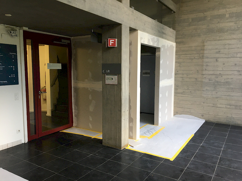 Umbau und Tagesgeschäft wurden sorgfältig koordiniert.