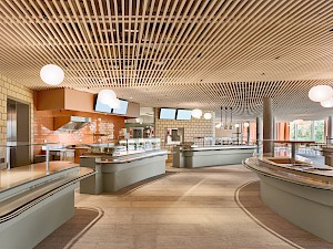 Umbau, Sanierung und Erweiterung Caféteria