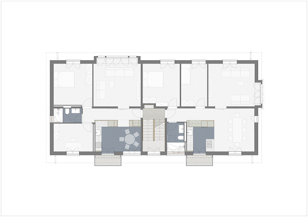 Umbau und Sanierung Mehrfamilienhaus
