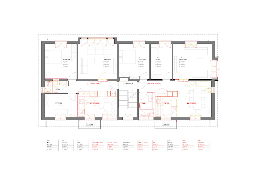 Umbau und Sanierung Mehrfamilienhaus